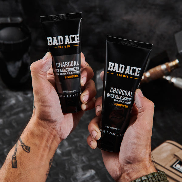 ACTIVATED CHARCOAL SKINCARE SET BAD ACE