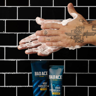 AQUA MARINE-BASED SHAVE+SKIN CARE SET