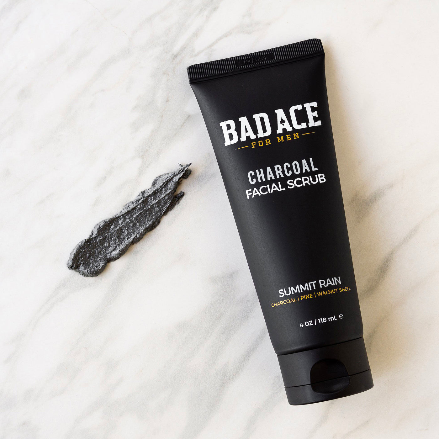 Charcoal Facial Scrub  - Summit Rain | [BAD ACE]