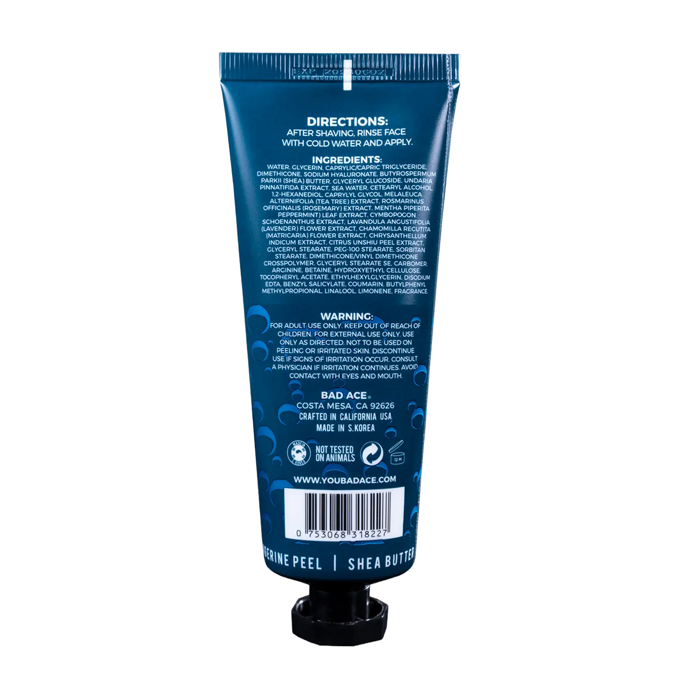 AQUA MARINE-BASED AFTER-SHAVE BALM