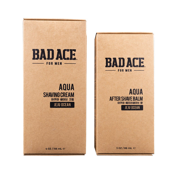 AQUA MARINE-BASED SHAVE+SKIN CARE SET