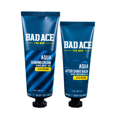 AQUA MARINE-BASED SHAVE+SKIN CARE SET